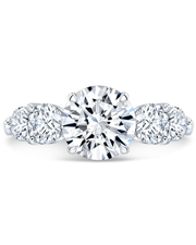 2 CT Round Brilliant 925 Sterling Silver Ring