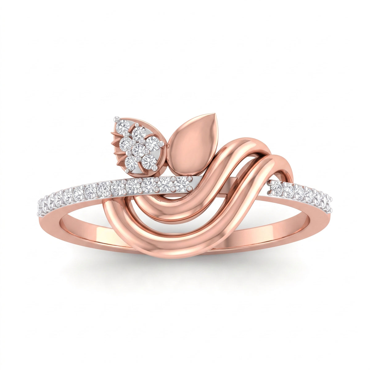 0.19 CT Round Brilliant 925 Sterling Silver Ring