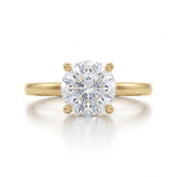 1 CT Round Brilliant 925 Sterling Silver Ring