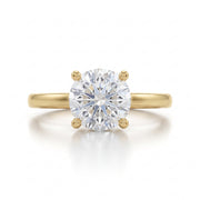 1 CT Round Brilliant 925 Sterling Silver Ring