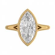3 CT Marquise Cut 925 Sterling Silver Ring