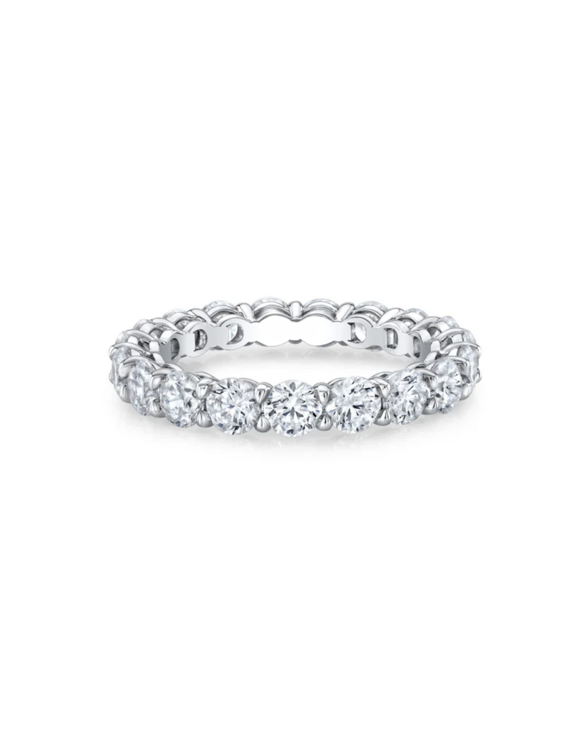 1.2 CT Round Brilliant 925 Sterling Silver Ring