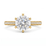 2.22 CT Round Brilliant 925 Sterling Silver Ring