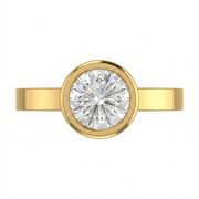 3 CT Round Brilliant 925 Sterling Silver Ring