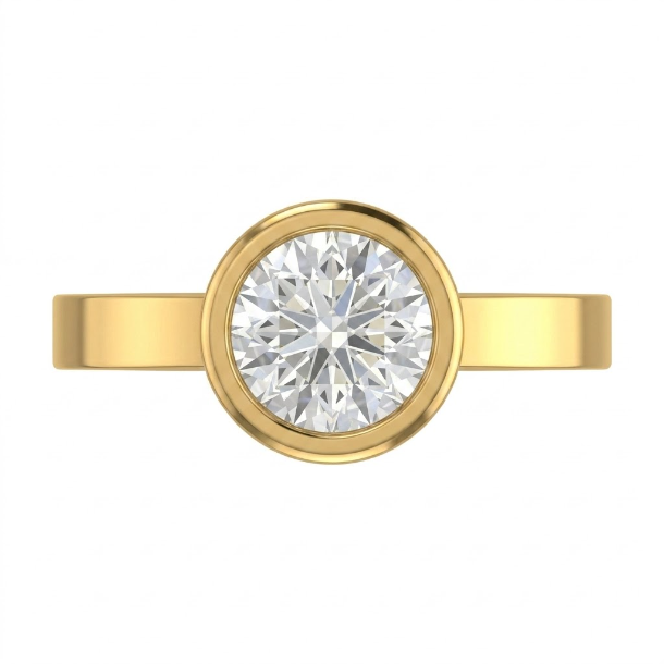 3 CT Round Brilliant 925 Sterling Silver Ring