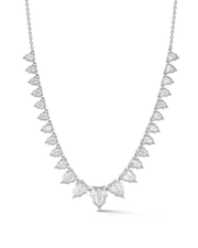 3.69 CT Pear Pendant Necklace in 925 Sterling Silver