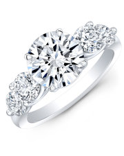 2 CT Round Brilliant 925 Sterling Silver Ring