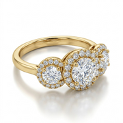 2.53 CT Round Brilliant 925 Sterling Silver Ring
