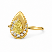 1.3 CT Pear Cut Multi-Shape 925 Sterling Silver Ring