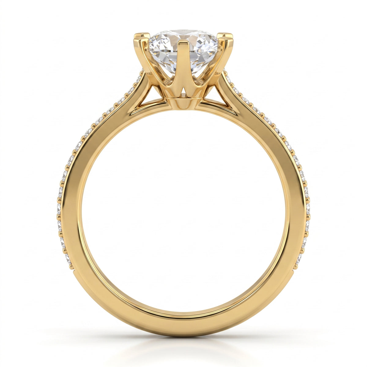 2.22 CT Round Brilliant 925 Sterling Silver Ring