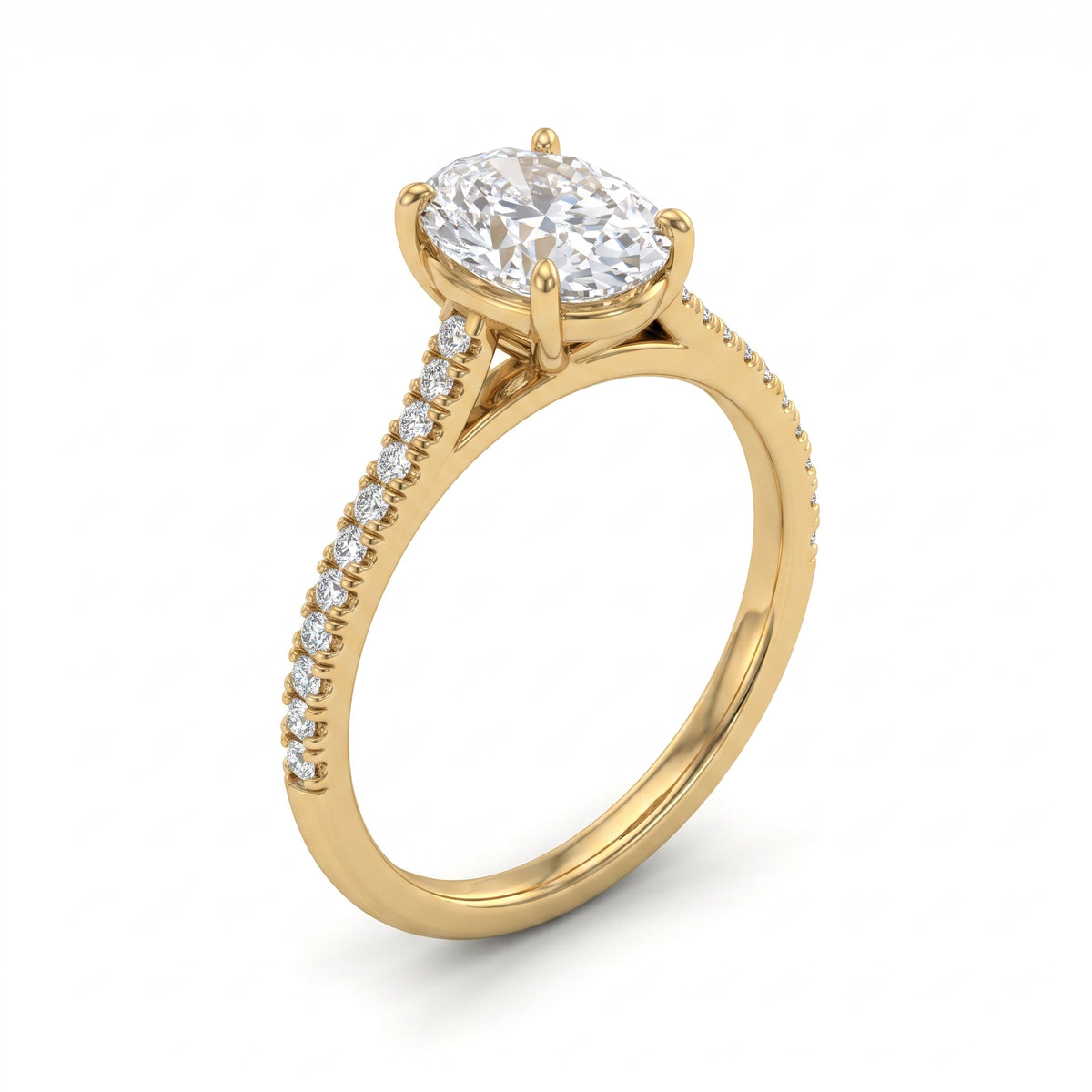 2.22 CT Oval Multi-Shape 925 Sterling Silver Ring