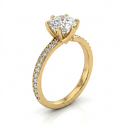 1.43 CT Round Brilliant 925 Sterling Silver Ring