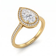 2.34 CT Pear Cut Multi-Shape 925 Sterling Silver Ring