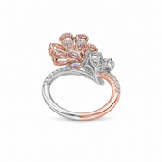 2.4 CT Pear Cut Multi-Shape 925 Sterling Silver Ring
