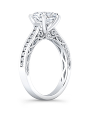 1.2 CT Round Brilliant 925 Sterling Silver Ring