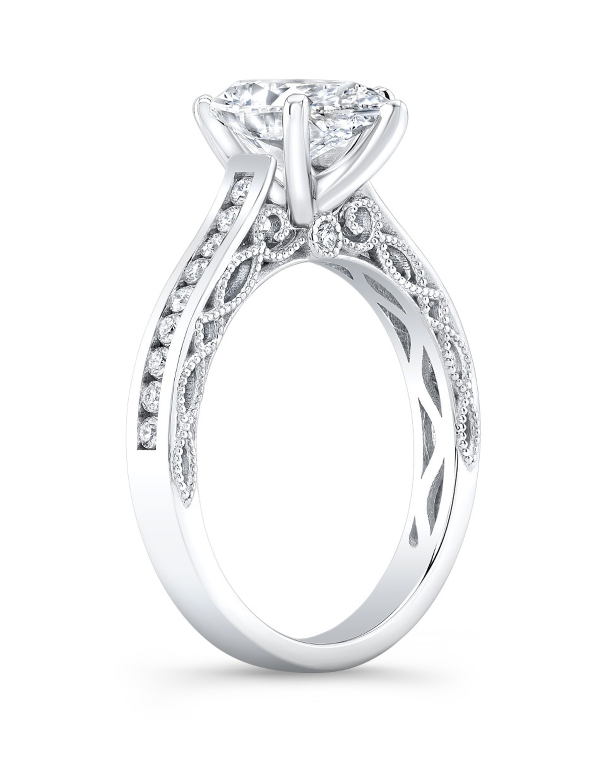 1.2 CT Round Brilliant 925 Sterling Silver Ring