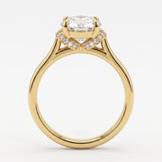 1.11 CT Round Brilliant 925 Sterling Silver Ring