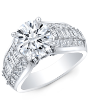 2.7 CT Round Brilliant Multi-Shape 925 Sterling Silver Ring