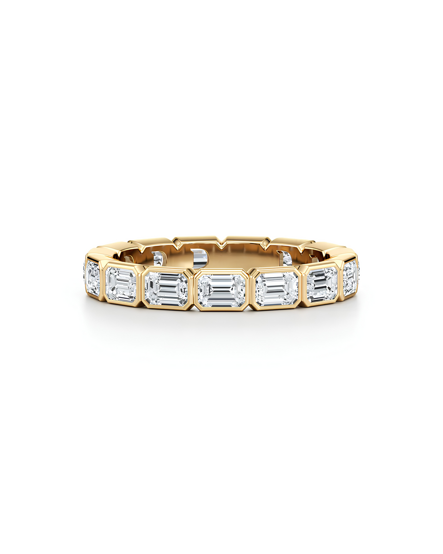 2.25 CT Emerald Cut 925 Sterling Silver Ring