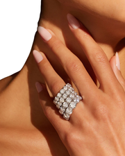 3 CT Round Brilliant 925 Sterling Silver Ring