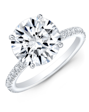 1.7 CT Round Brilliant 925 Sterling Silver Ring