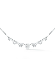 0.9 CT Round Pendant Necklace in 925 Sterling Silver