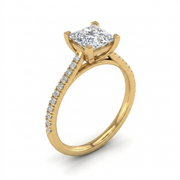 1.22 CT Princess Cut Multi-Shape 925 Sterling Silver Ring