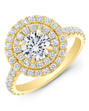 1.8 CT Round Brilliant 925 Sterling Silver Ring
