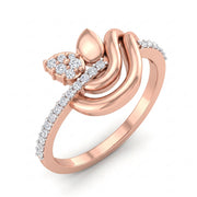 0.19 CT Round Brilliant 925 Sterling Silver Ring