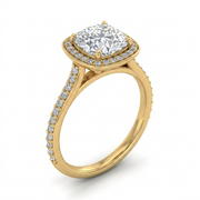 2.42 CT Cushion Cut Multi-Shape 925 Sterling Silver Ring