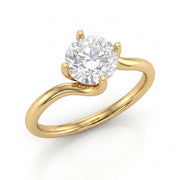 2 CT Round Brilliant 925 Sterling Silver Ring