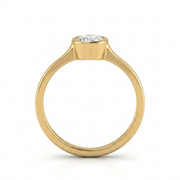 1 CT Oval Cut 925 Sterling Silver Ring