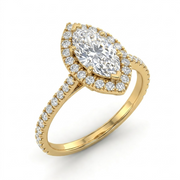 2.72 CT Marquise Cut Multi-Shape 925 Sterling Silver Ring