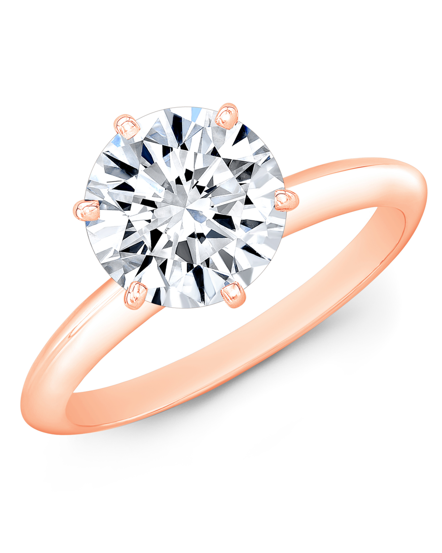 1 CT Round Brilliant 925 Sterling Silver Ring