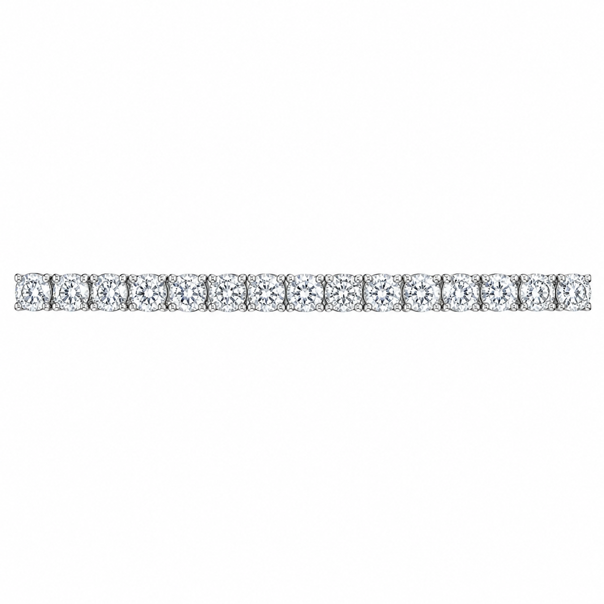 3 CT Round Cut Prong Tennis Bracelet in 925 Sterling Silver