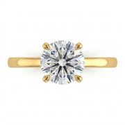 1.5 CT Round Brilliant 925 Sterling Silver Ring