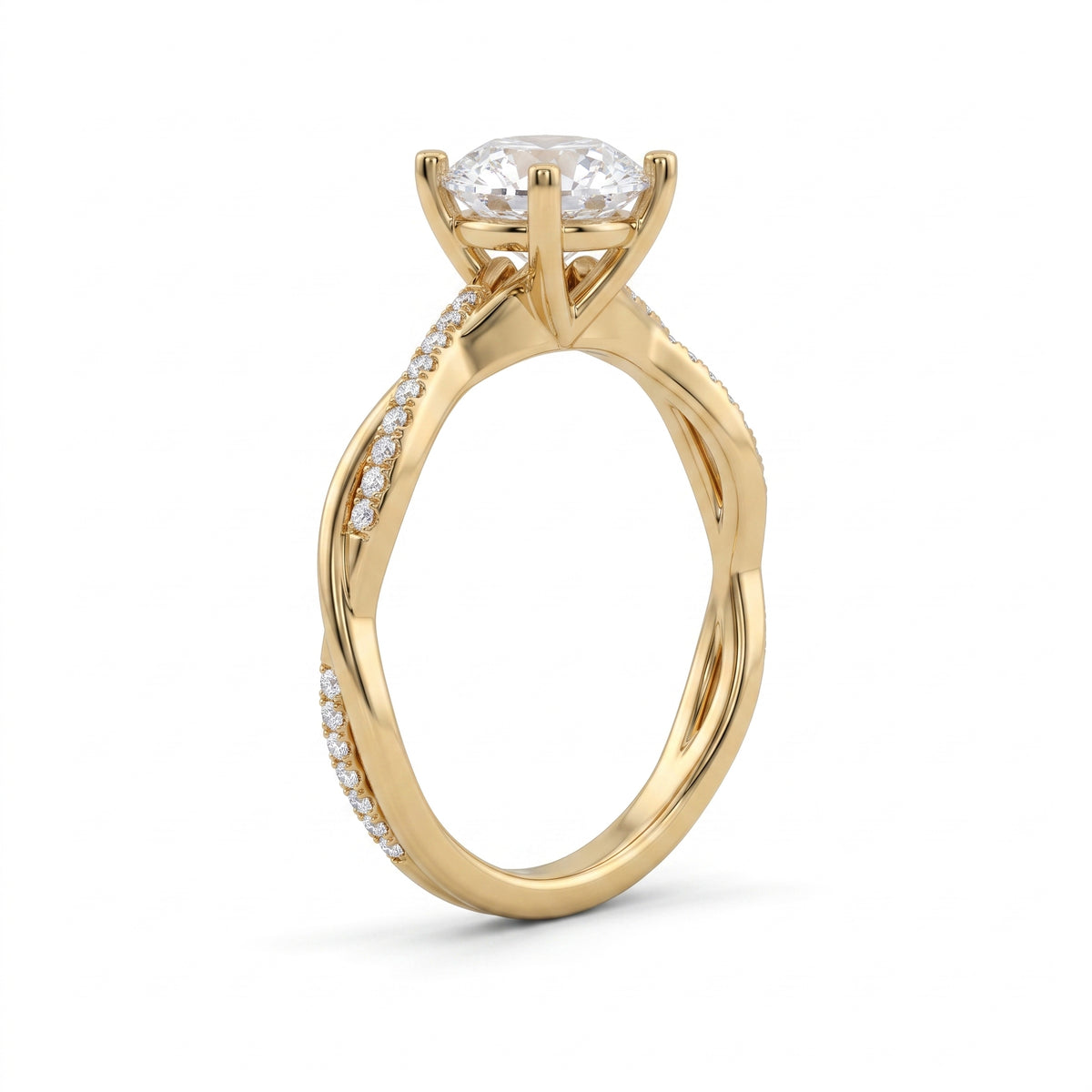 2.16 CT Round Brilliant 925 Sterling Silver Ring