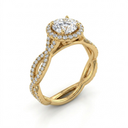 1.48 CT Round Brilliant 925 Sterling Silver Ring