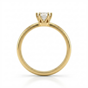 0.5 CT Round Brilliant 925 Sterling Silver Ring
