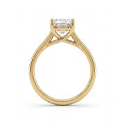 1 CT Cushion Cut 925 Sterling Silver Ring