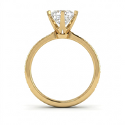 1.24 CT Round Brilliant 925 Sterling Silver Ring