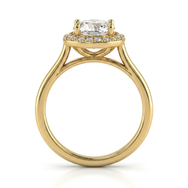 2.21 CT Round Brilliant 925 Sterling Silver Ring