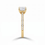 1.21 CT Radiant Cut Multi-Shape 925 Sterling Silver Ring