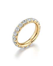 3 CT Round Brilliant 925 Sterling Silver Ring