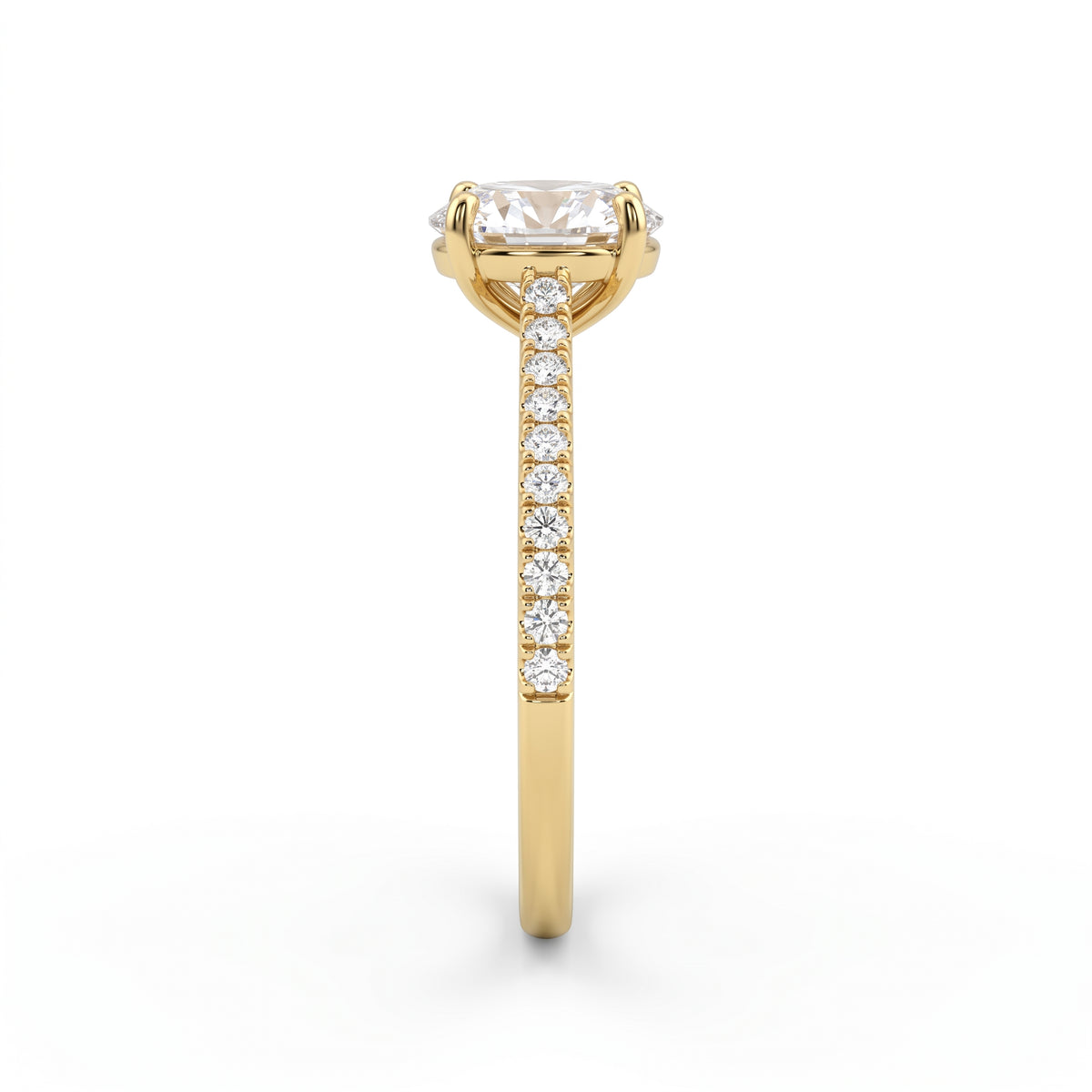 2.22 CT Oval Multi-Shape 925 Sterling Silver Ring