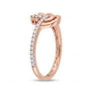 0.19 CT Round Brilliant 925 Sterling Silver Ring