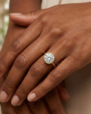 1 CT Round Brilliant 925 Sterling Silver Ring