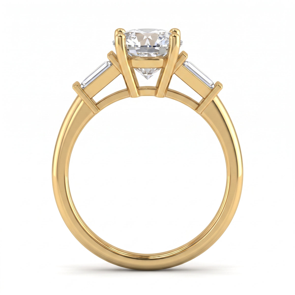 2.6 CT Round Brilliant Multi-Shape 925 Sterling Silver Ring