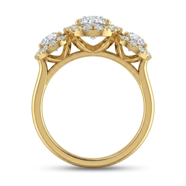 2.53 CT Round Brilliant 925 Sterling Silver Ring