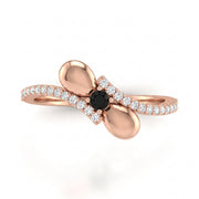 0.2 CT Round Brilliant 925 Sterling Silver Ring